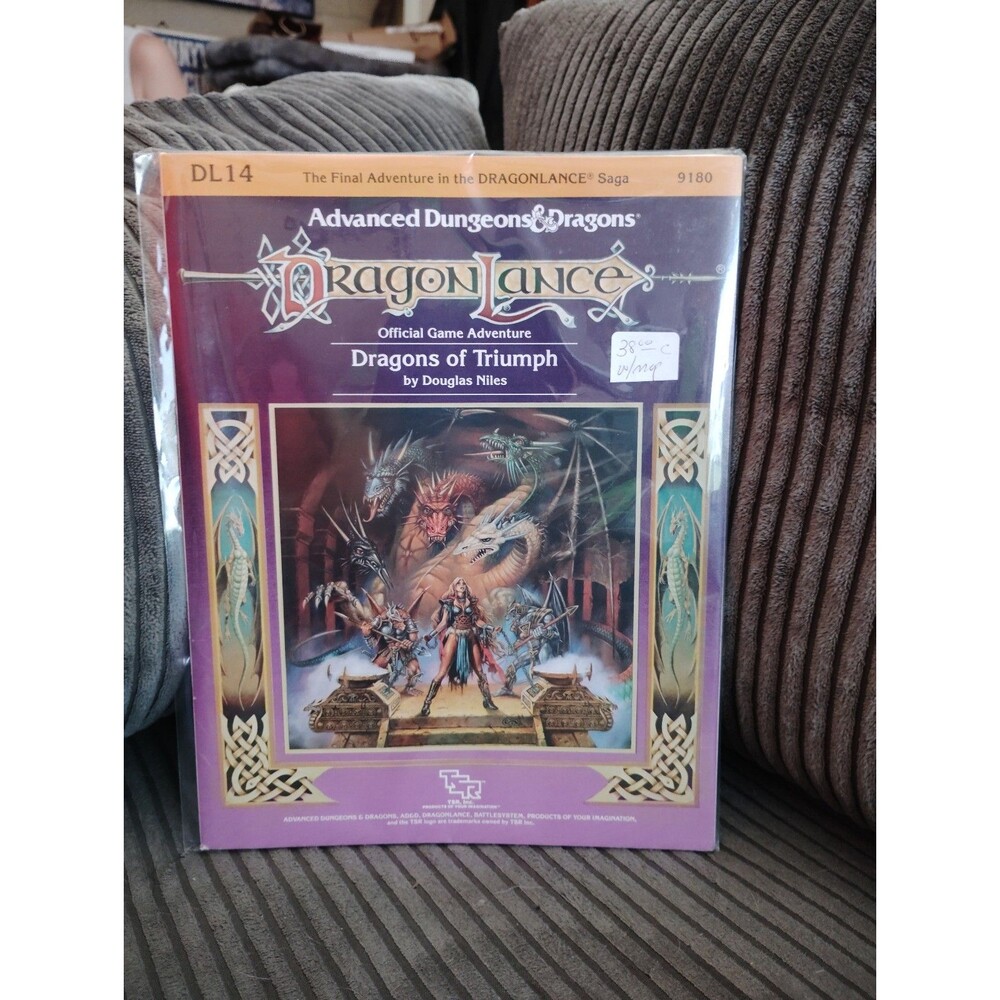 Advanced Dungeons & Dragons Dragonlance Dragons of Triumph Module DL14 TSR 9180